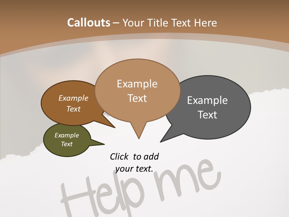 Celebration Flag Stain PowerPoint Template