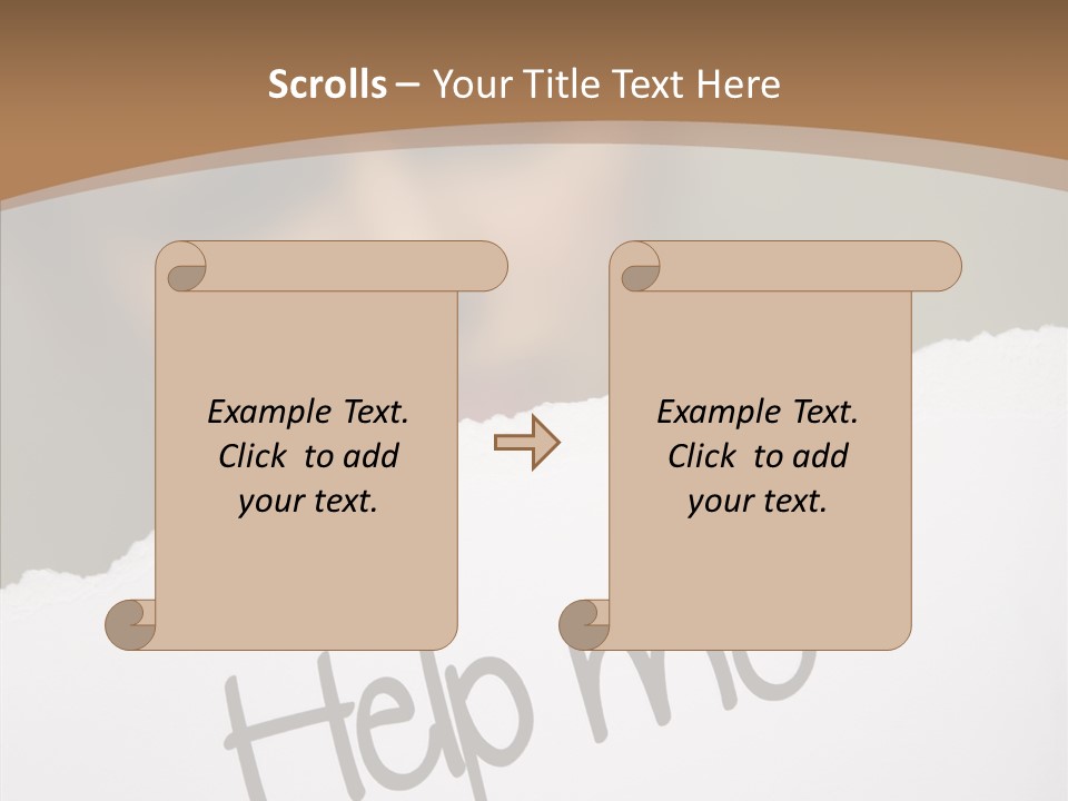 Celebration Flag Stain PowerPoint Template