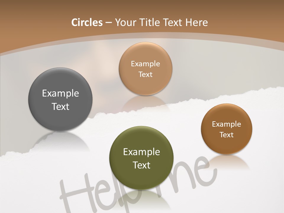 Celebration Flag Stain PowerPoint Template