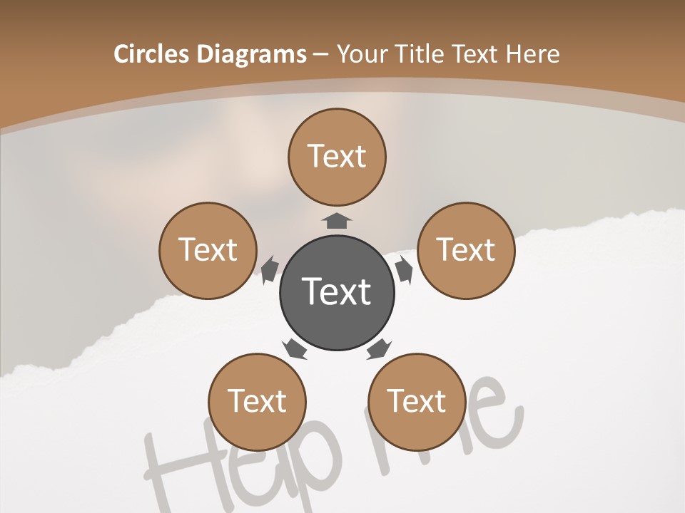 Celebration Flag Stain PowerPoint Template