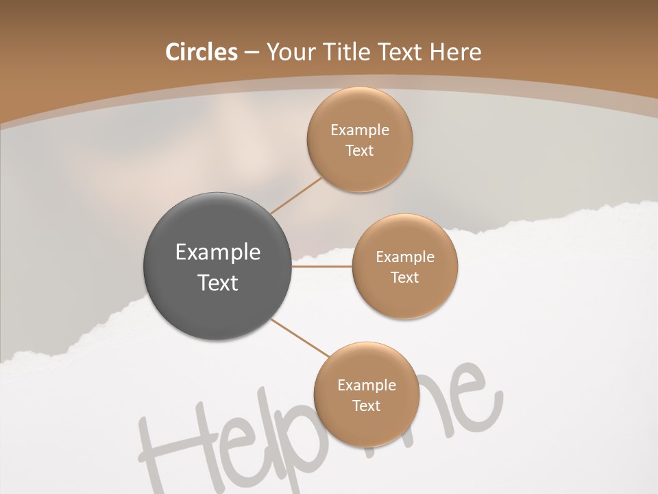 Celebration Flag Stain PowerPoint Template