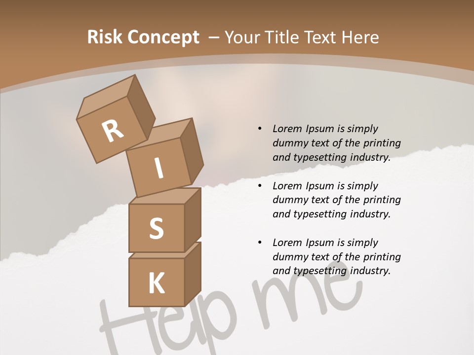 Celebration Flag Stain PowerPoint Template