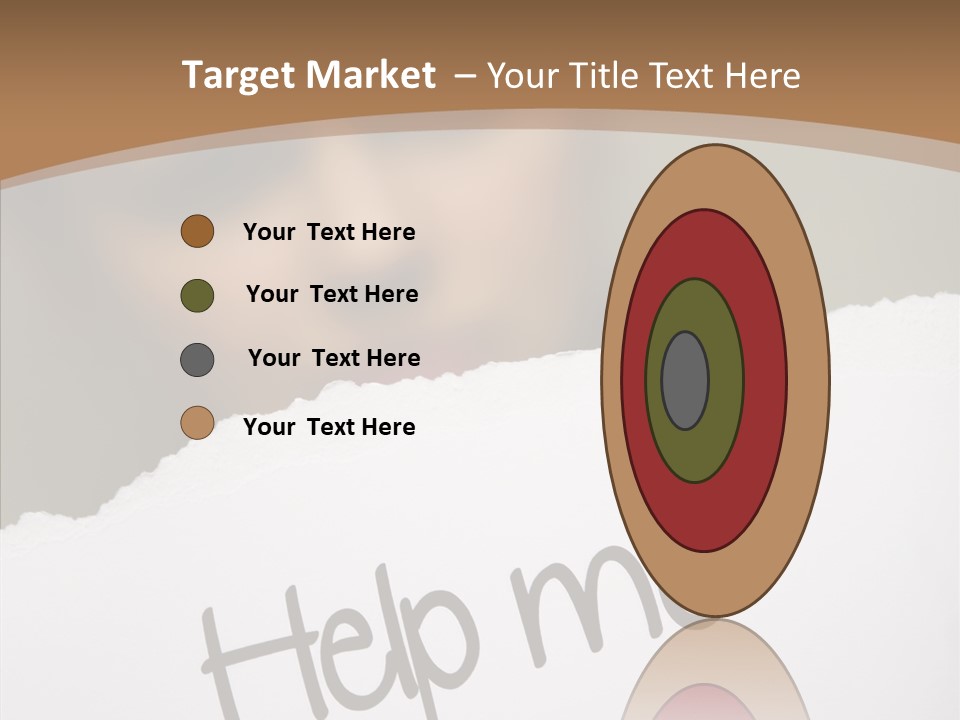 Celebration Flag Stain PowerPoint Template