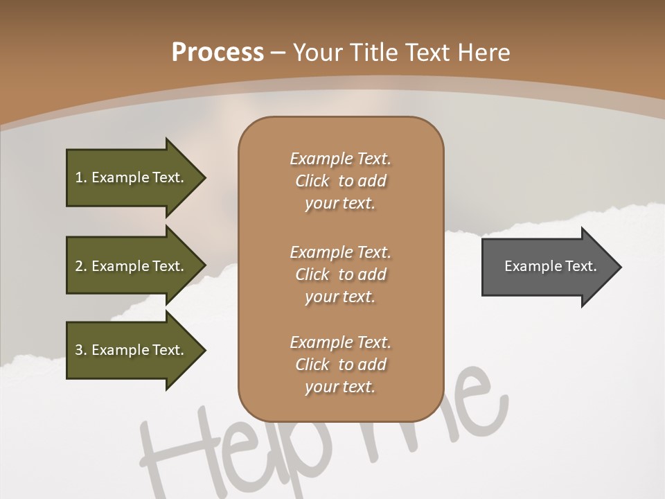 Celebration Flag Stain PowerPoint Template