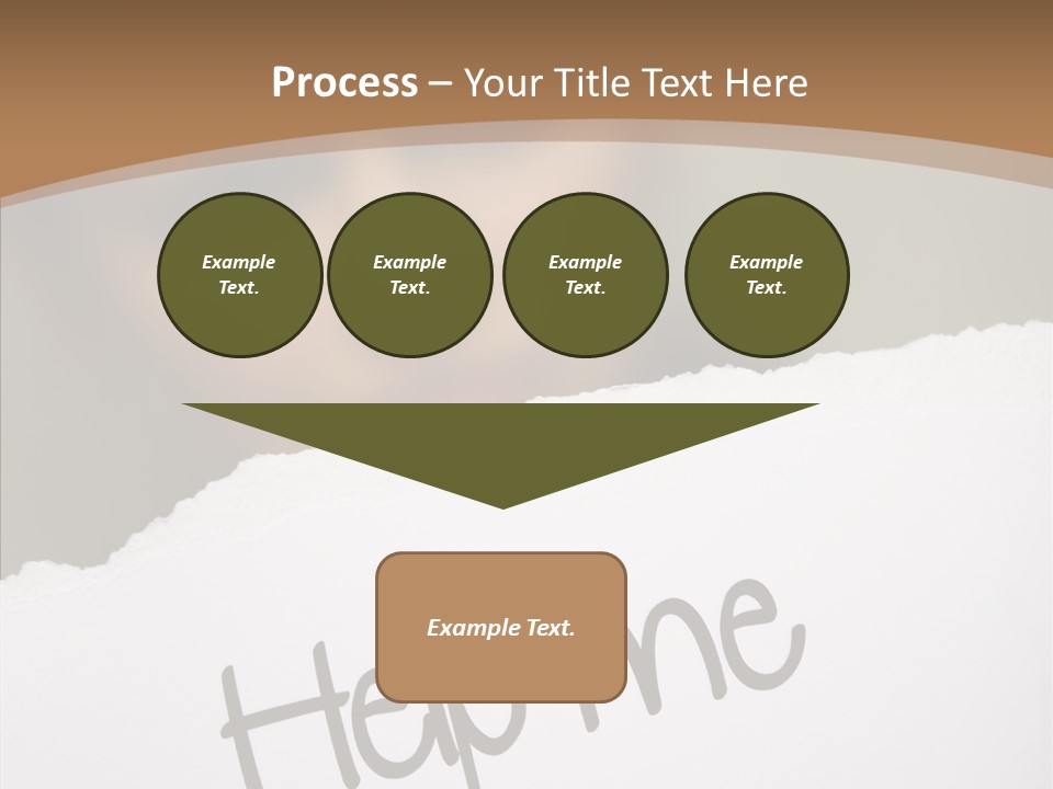 Celebration Flag Stain PowerPoint Template