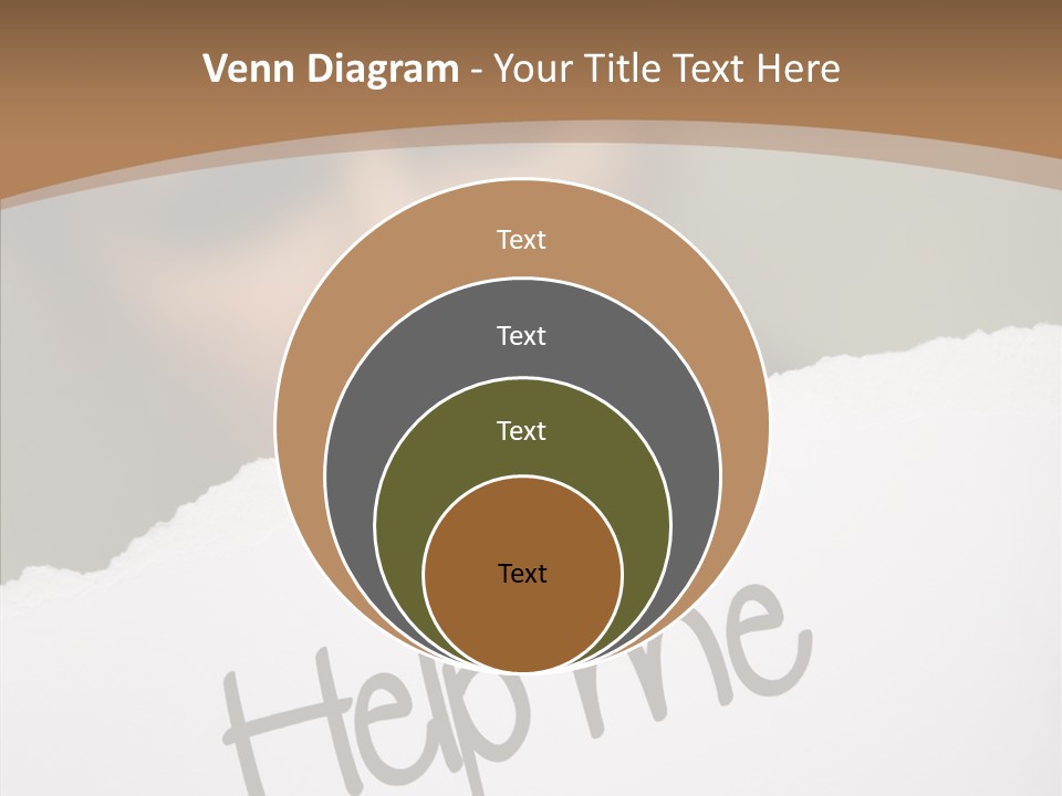 Celebration Flag Stain PowerPoint Template