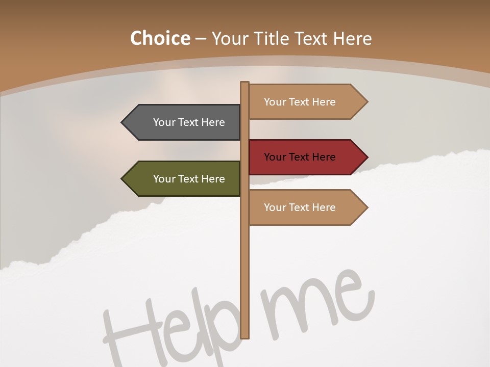 Celebration Flag Stain PowerPoint Template