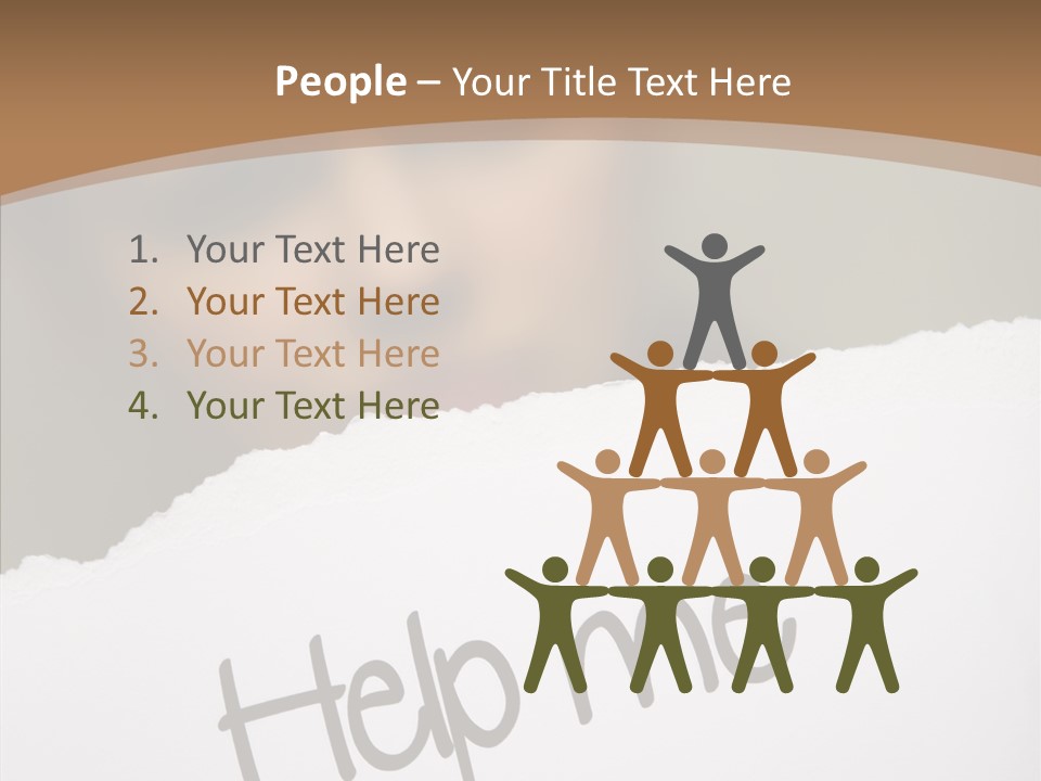 Celebration Flag Stain PowerPoint Template