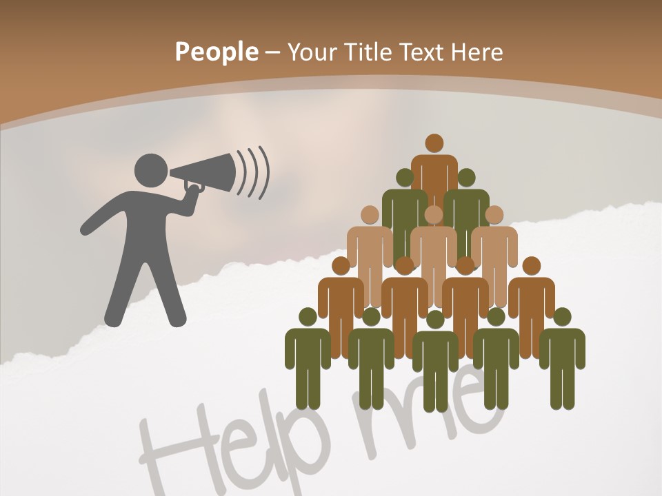 Celebration Flag Stain PowerPoint Template