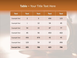 Minute Hand Roman Numeral Cog PowerPoint Template