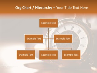 Minute Hand Roman Numeral Cog PowerPoint Template