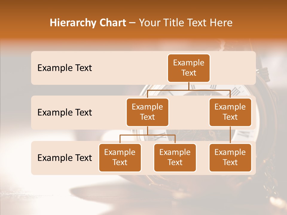 Minute Hand Roman Numeral Cog PowerPoint Template