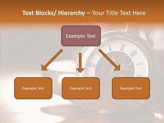 Minute Hand Roman Numeral Cog PowerPoint Template