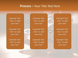 Minute Hand Roman Numeral Cog PowerPoint Template