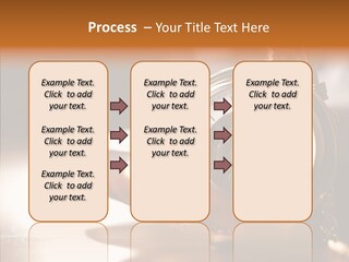 Minute Hand Roman Numeral Cog PowerPoint Template