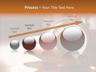 Minute Hand Roman Numeral Cog PowerPoint Template