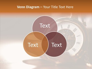 Minute Hand Roman Numeral Cog PowerPoint Template