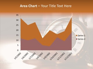 Minute Hand Roman Numeral Cog PowerPoint Template