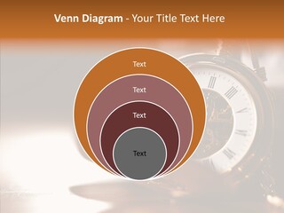 Minute Hand Roman Numeral Cog PowerPoint Template