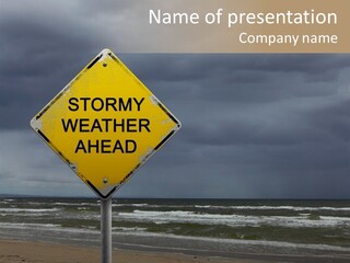 Wind Alert Warning PowerPoint Template