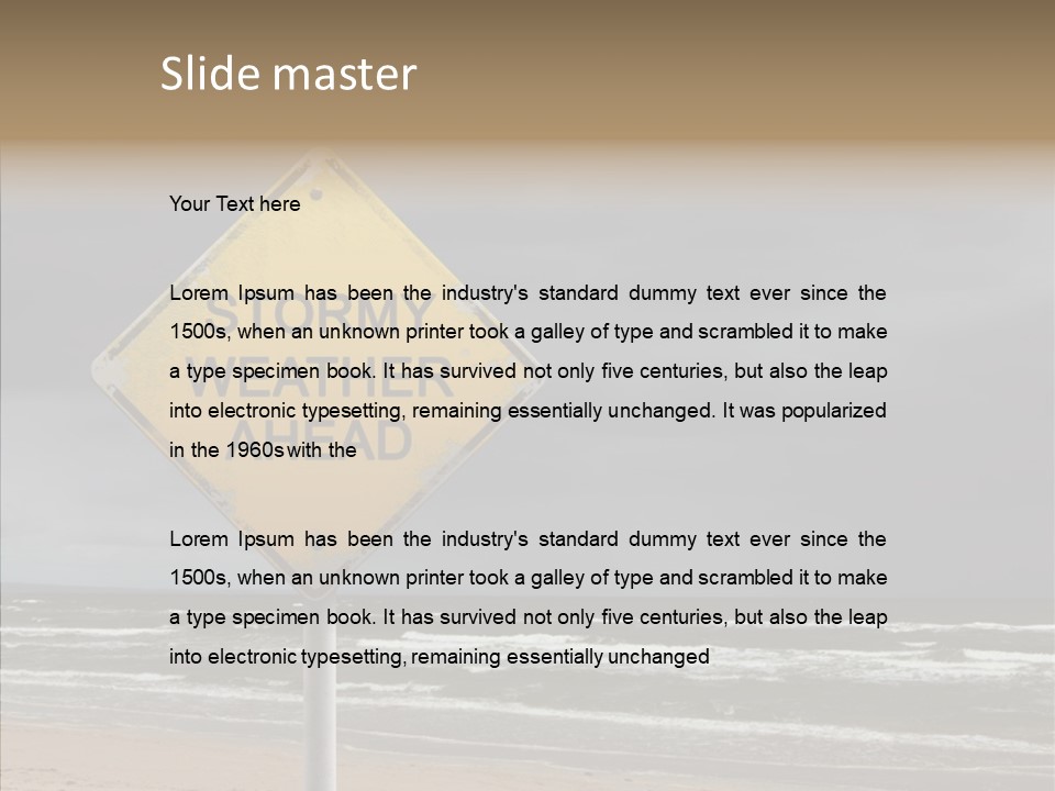 Wind Alert Warning PowerPoint Template