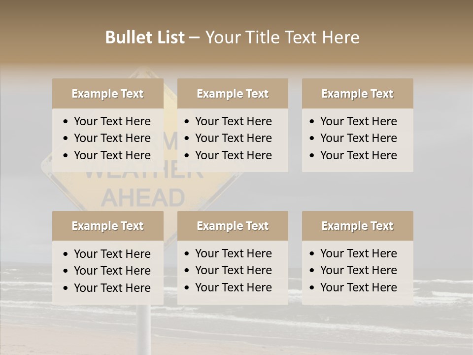 Wind Alert Warning PowerPoint Template