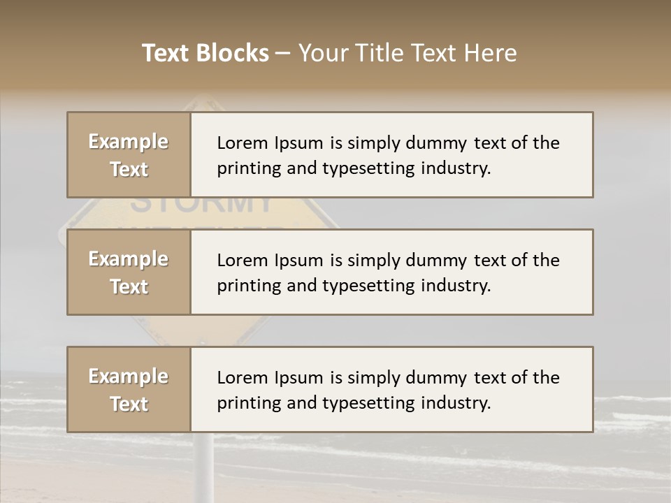 Wind Alert Warning PowerPoint Template