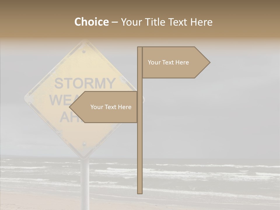 Wind Alert Warning PowerPoint Template