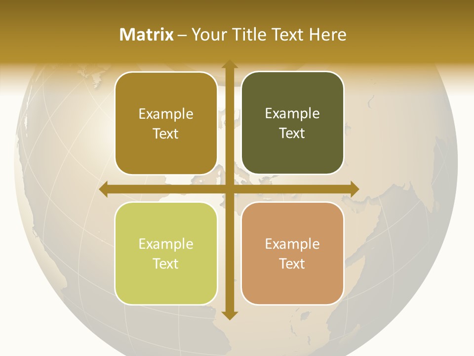 Globe Universe Connection PowerPoint Template