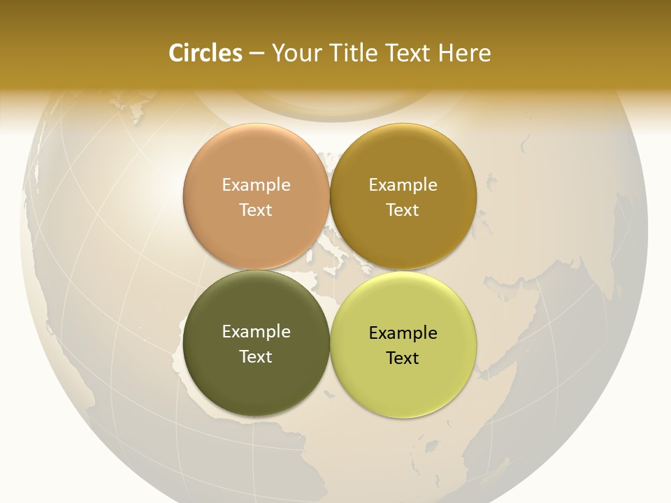 Globe Universe Connection PowerPoint Template