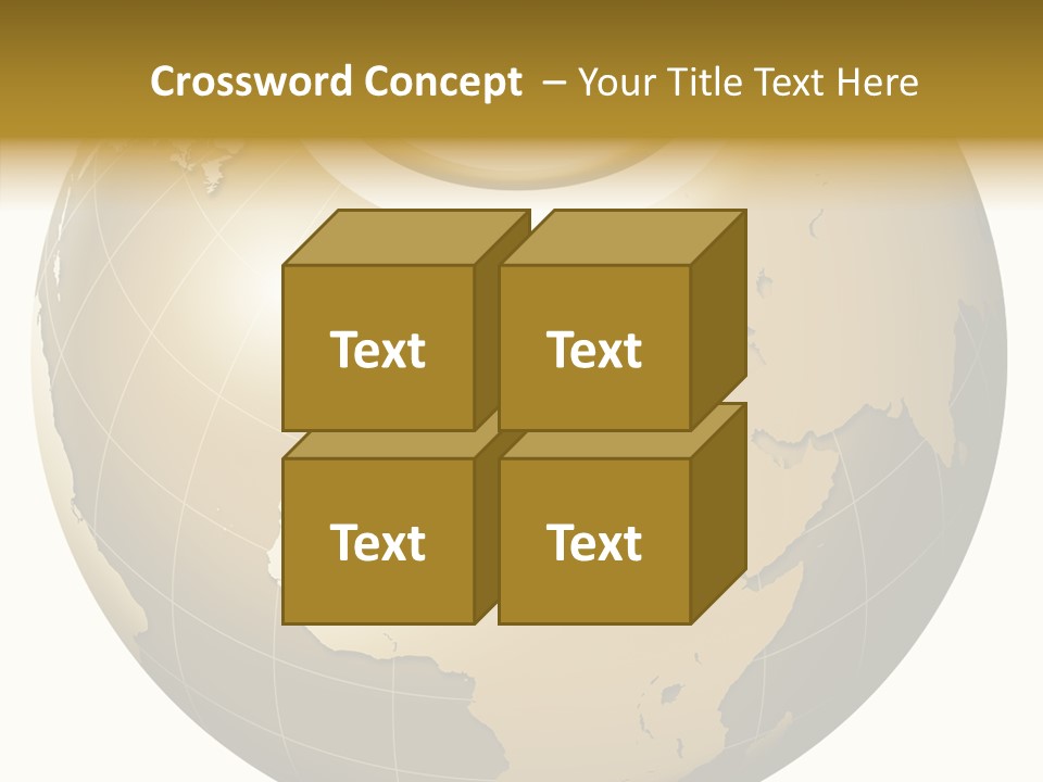 Globe Universe Connection PowerPoint Template