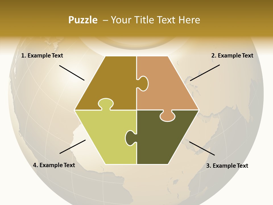 Globe Universe Connection PowerPoint Template