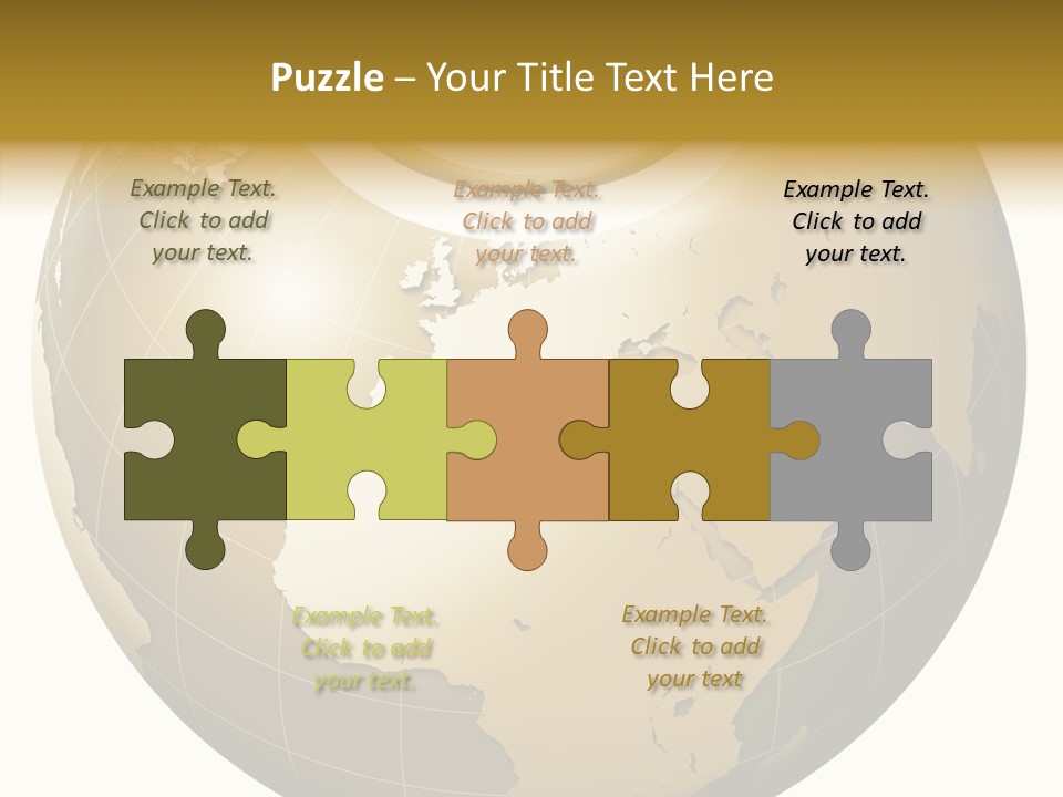 Globe Universe Connection PowerPoint Template