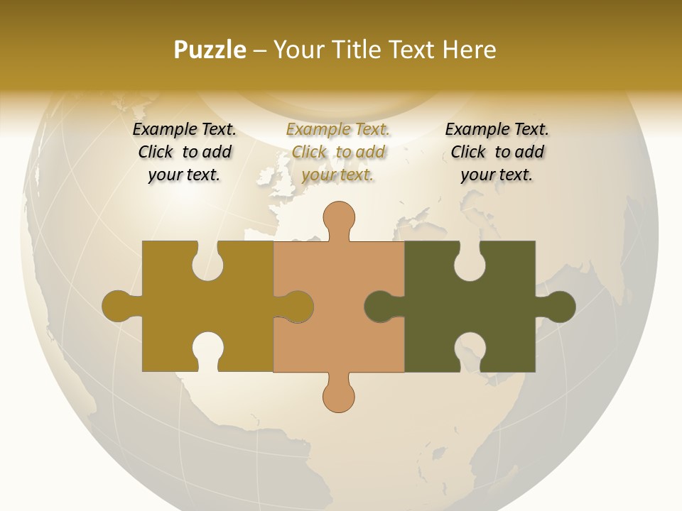 Globe Universe Connection PowerPoint Template