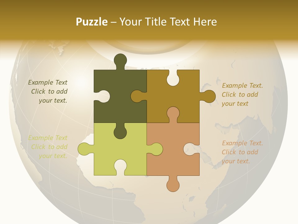 Globe Universe Connection PowerPoint Template