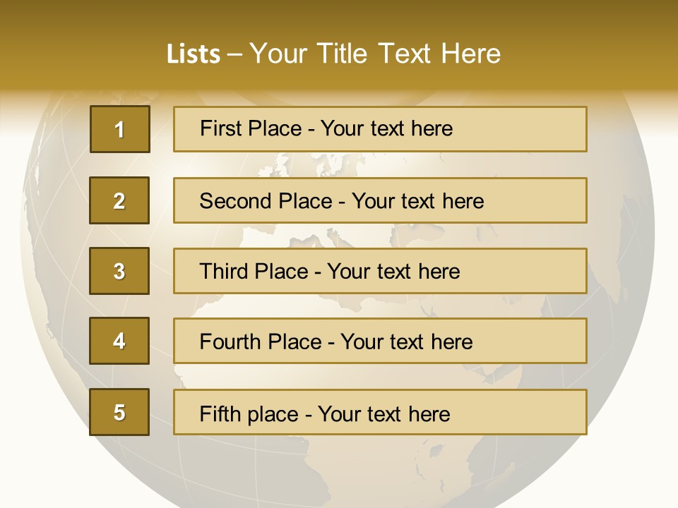 Globe Universe Connection PowerPoint Template