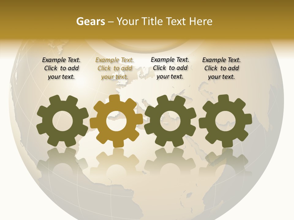 Globe Universe Connection PowerPoint Template