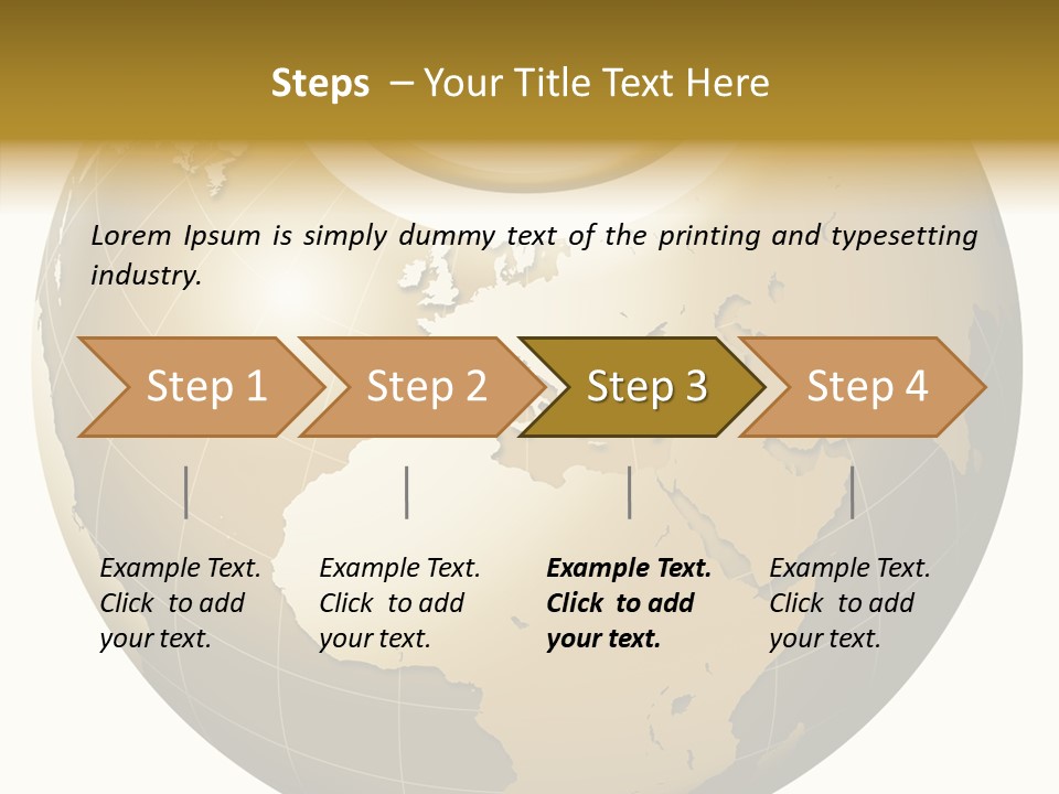 Globe Universe Connection PowerPoint Template