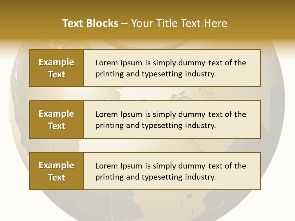 Globe Universe Connection PowerPoint Template