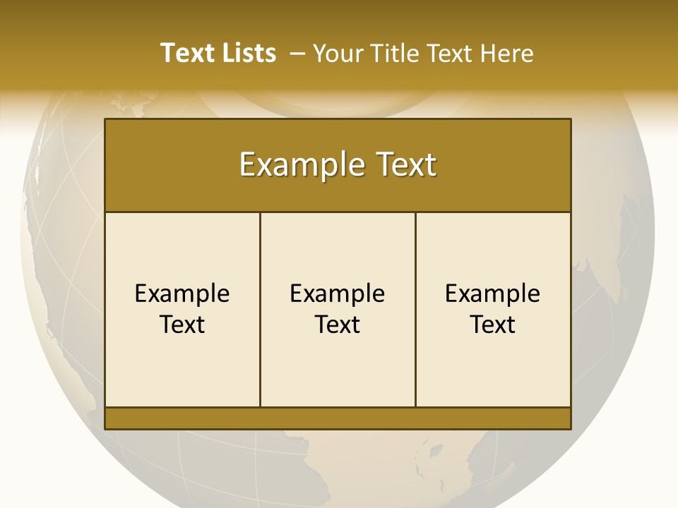 Globe Universe Connection PowerPoint Template
