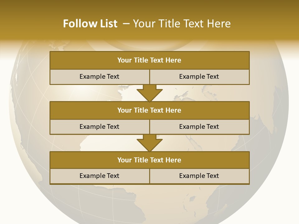 Globe Universe Connection PowerPoint Template