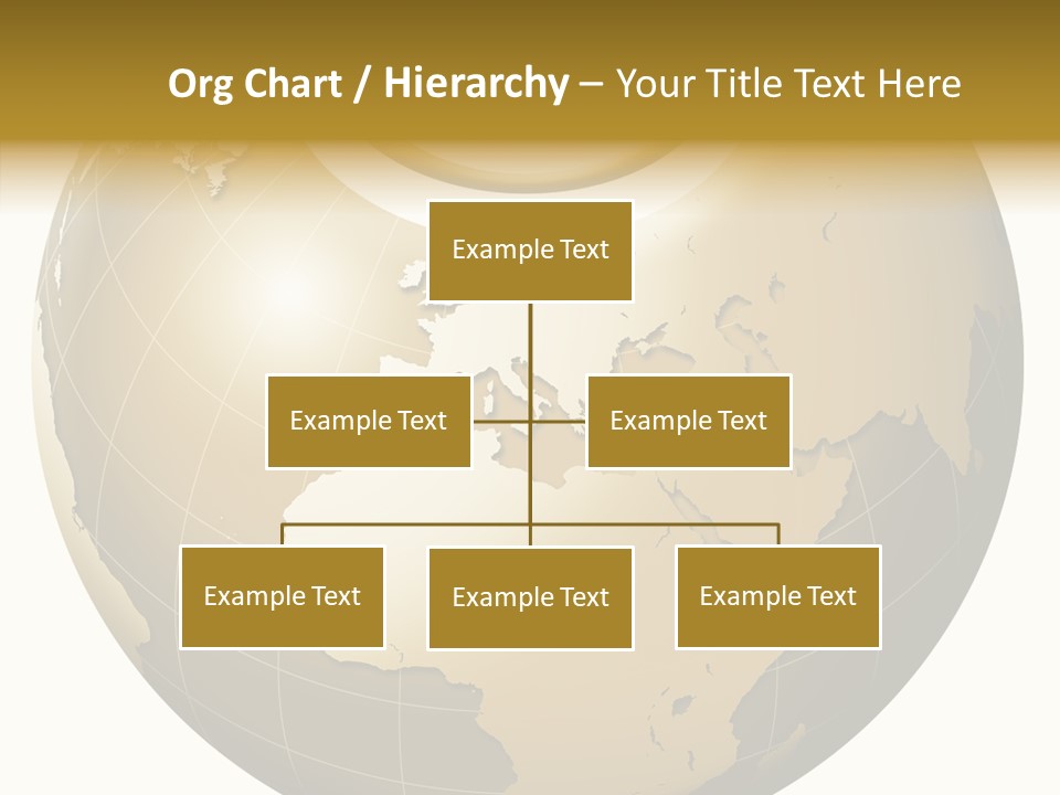 Globe Universe Connection PowerPoint Template