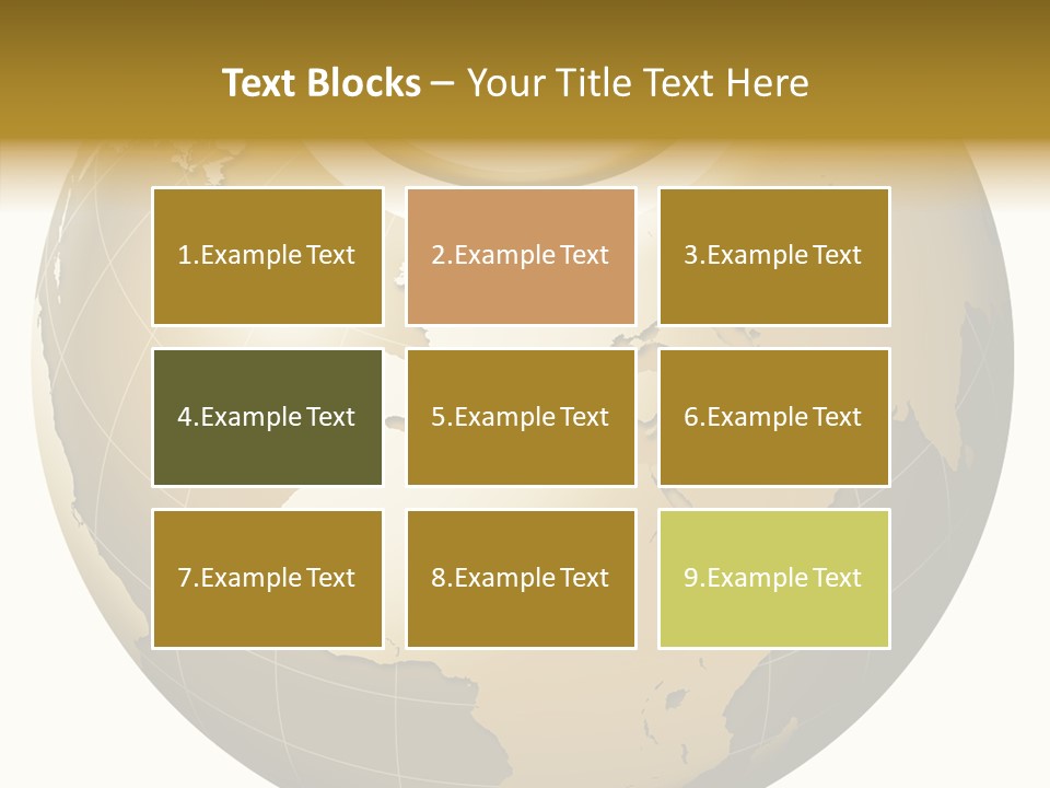 Globe Universe Connection PowerPoint Template