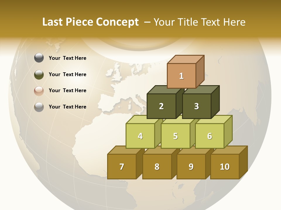 Globe Universe Connection PowerPoint Template