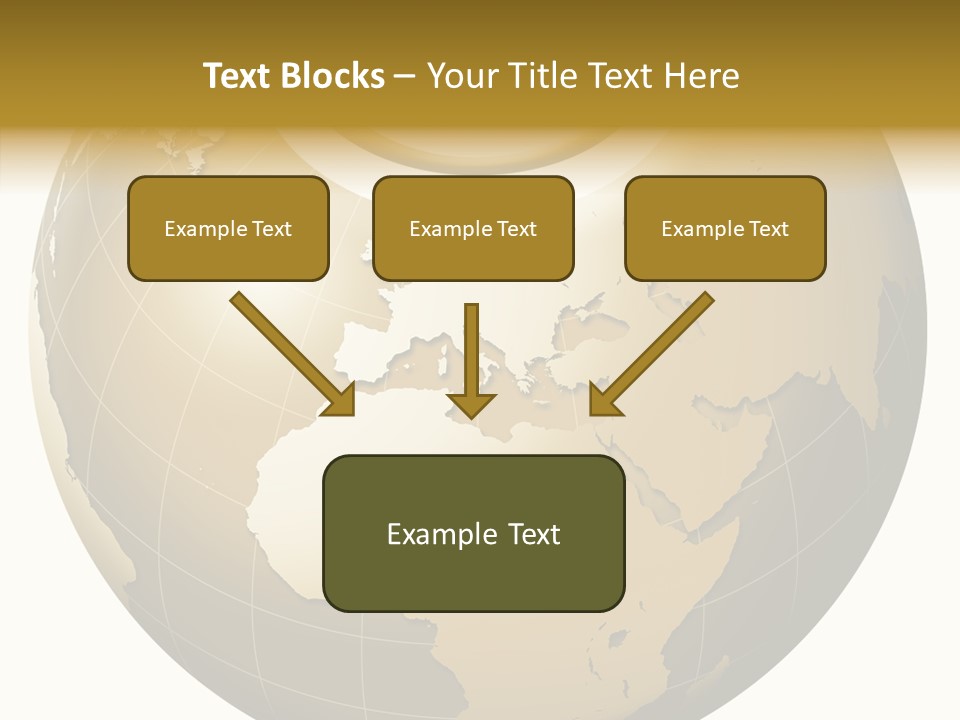 Globe Universe Connection PowerPoint Template