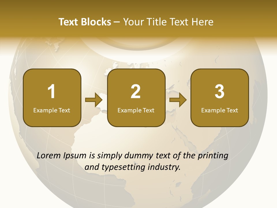 Globe Universe Connection PowerPoint Template
