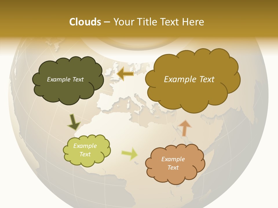 Globe Universe Connection PowerPoint Template