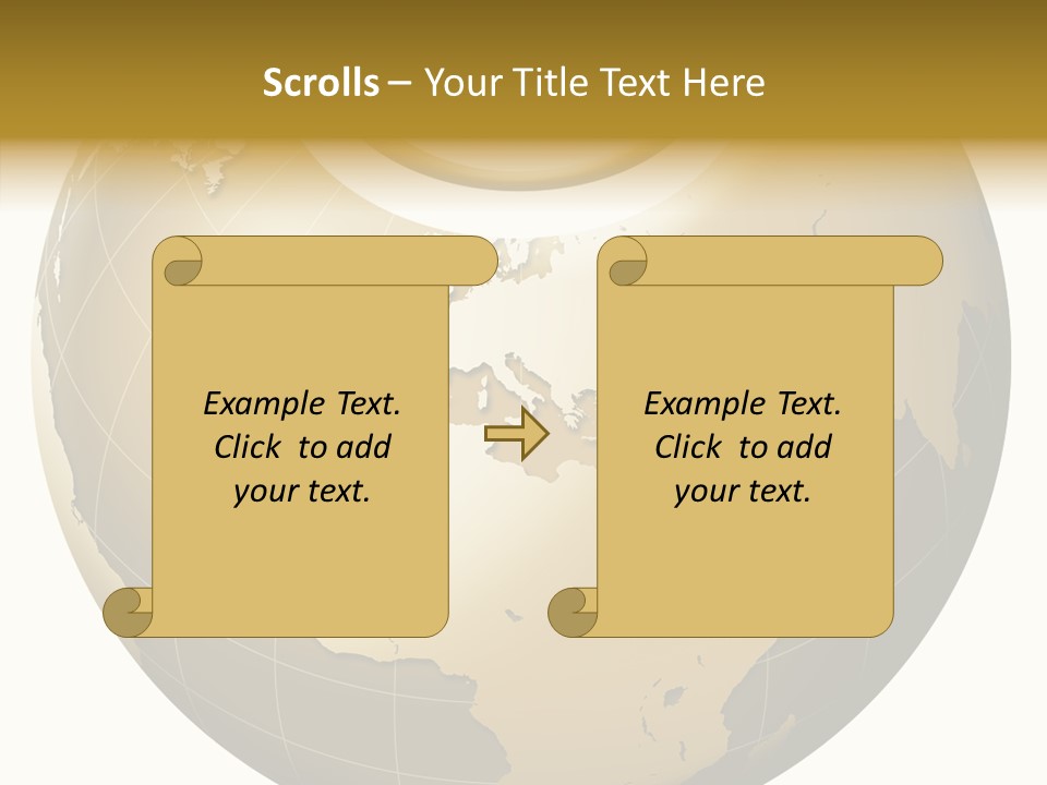 Globe Universe Connection PowerPoint Template