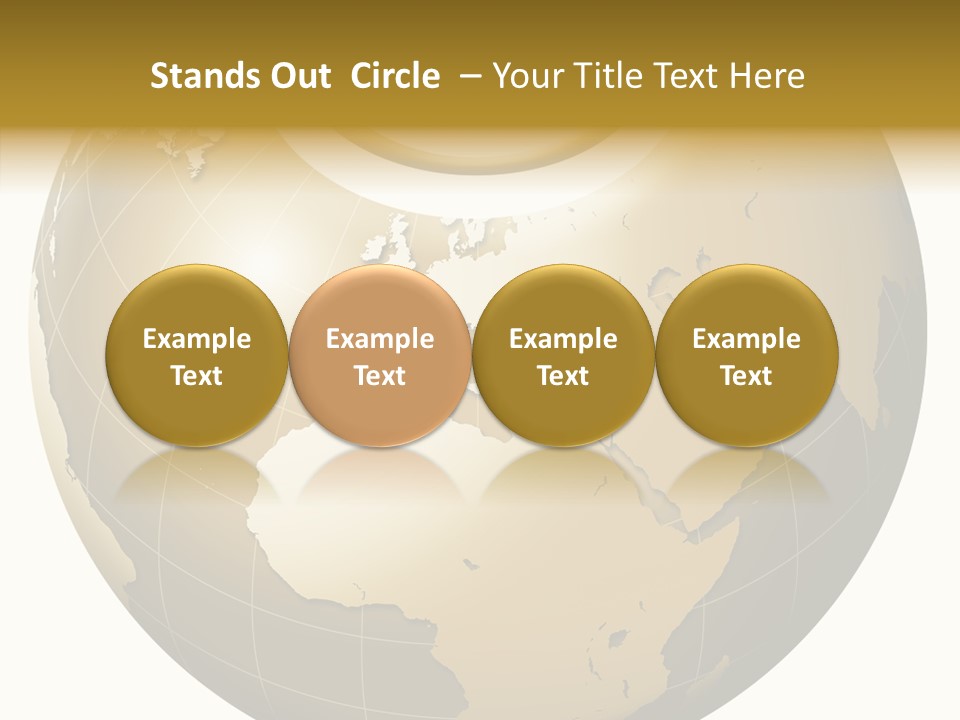 Globe Universe Connection PowerPoint Template