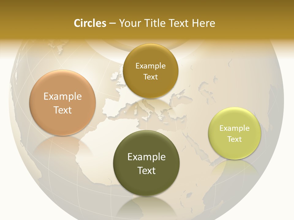 Globe Universe Connection PowerPoint Template